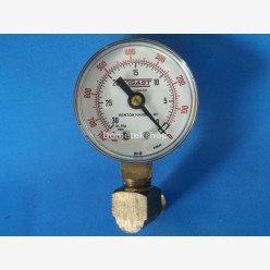 Gast vacuum gauge, 2" diameter